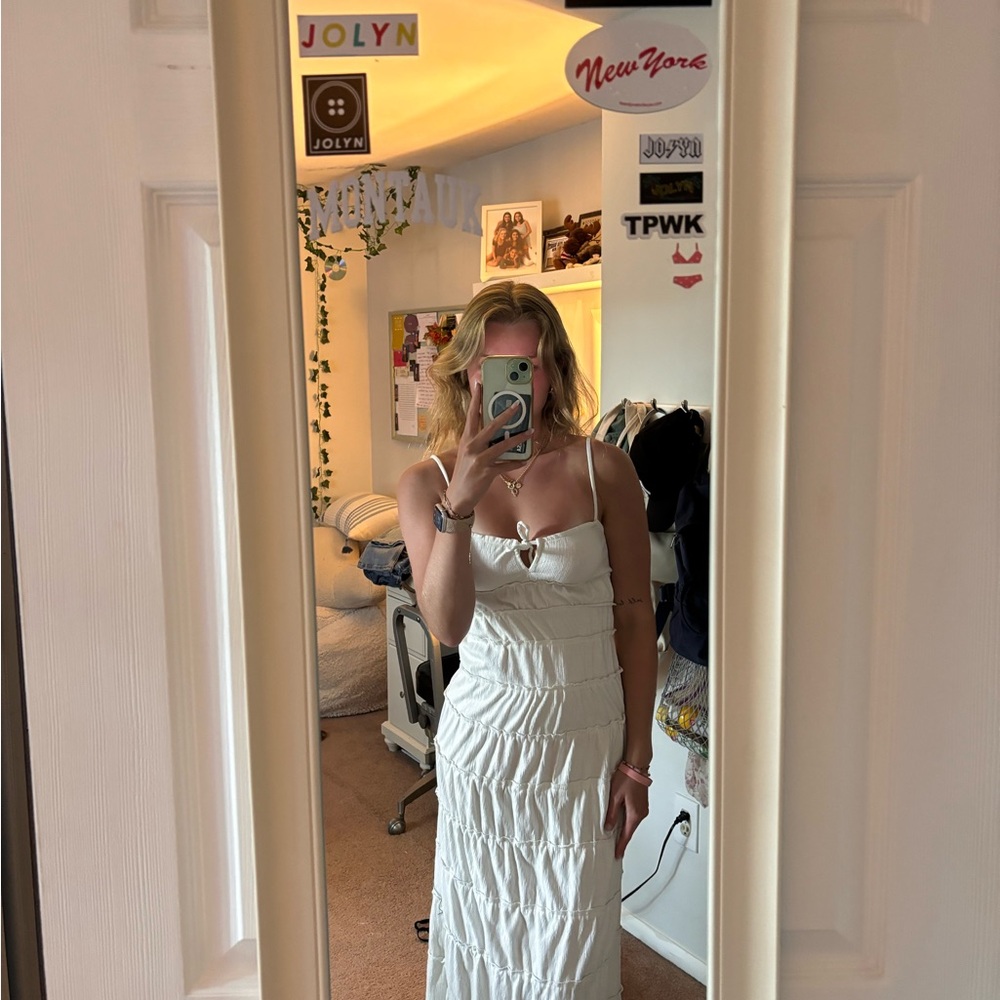 H&M paris White Maxi Dress